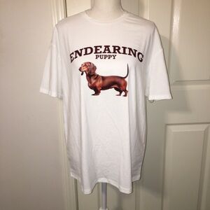 NWOT Shein Dachshund Graphic Tee